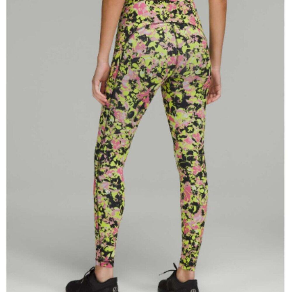 Lululemon Swift Speed High-Rise Tight Inflect Floral Highlight Multi Size 6
